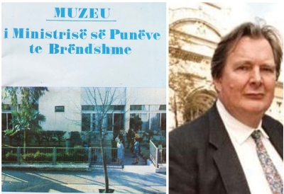 1988/Vizita e Lordit Nikolas Bethel në Muzeun e MPB-së në Tiranë