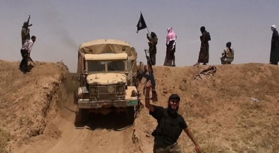 ISIS&#039;i përparon drejt kufirit mes Sirisë e Irakut
