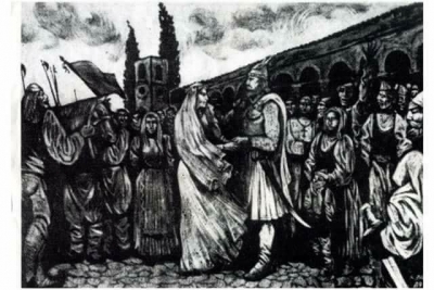 Dasma historike e kombit shqiptar rikthehet në kalanë e Kaninës