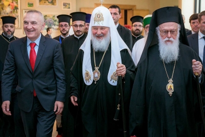 Foto/ Patriarku rus Kirill takohet me Presidentin Meta