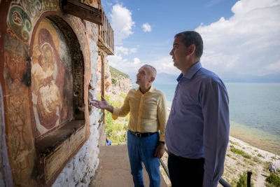 FOTO/ Festa e Shën Marenës, Presidenti Meta viziton Pustecin