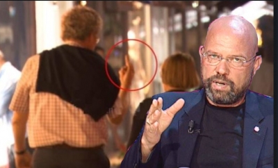 Borchardt u tregoi gishtin e mesit protestuesve/ Shpërthen Manjani: Gjeji vend zoti ambasador …