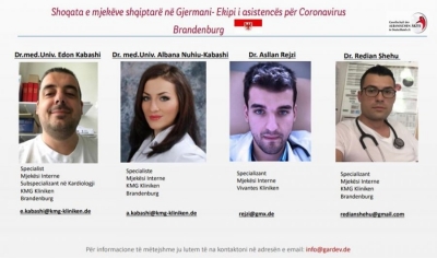 Mbi 60 mjekë shqiptarë në Gjermani, gati t&#039;iu afrojnë ndihmë emigrantëve shqiptarë