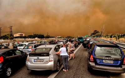 Pamje të reja, shikoni tmerrin që po përjeton Greqia nga zjarret