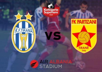 Derbi/ Formacionet zyrtare: Tirana - Partizani, ja si do të rreshtohen skuadrat!