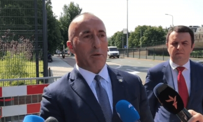 Pasi merret në pyetje në Hagë flet për mediat Ramush Haradinaj
