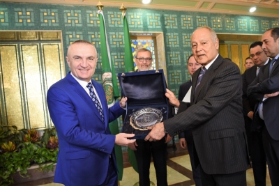 Presidenti Meta takon Sekretarin e Përgjithshëm të Ligës Arabe, Ahmed Aboul Gheit