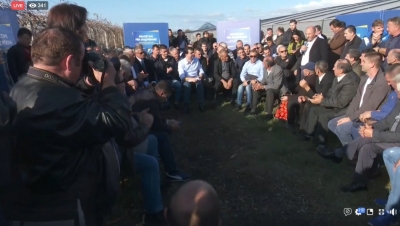 VIDEO LIVE/ Basha: Rama i dëgjoi shqiptarët në stadium, ndaj t&#039;u hapë rrugën zgjedhjeve të parakohshme!