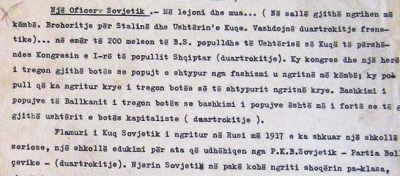 Faksimile nga dosja e kongresit të Përmetit