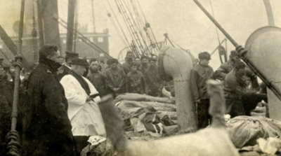 Del në ankand një foto e rrallë nga fatkeqësia e Titanikut