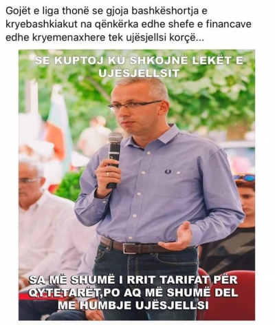 Berisha:Lajme nga ujesjellesi i Korçes!