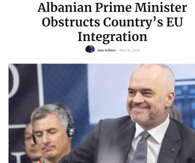 Analiza në median amerikane: Edi Rama pengon integrimin e Shqipërisë në BE