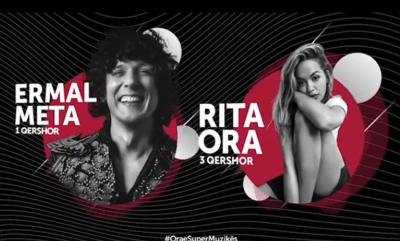 Rita Ora dhe Ermal Meta koncert në Tiranë