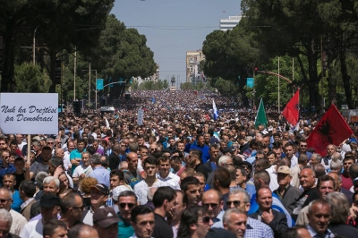 Opozita në protestë, Edmond Spaho: Nuk luftojmë për pushtetin tonë, por për të ardhmen e vendit