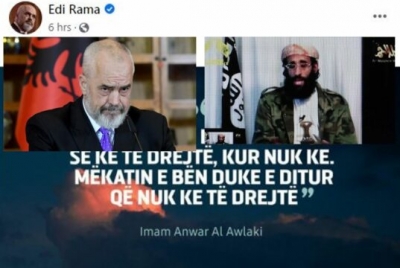 Rama citon njeriun që u vra me dron nga amerikanët