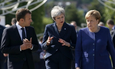 May do të takohet me Merkel dhe Macron