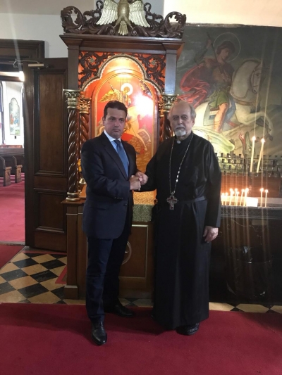 Federata Vatra, homazh për Kryepeshkopin (Mitropolit) Nikonin