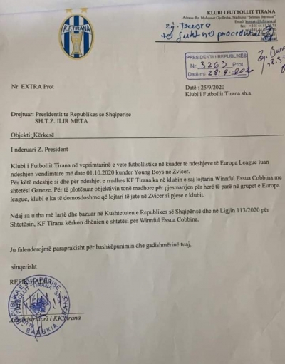 Ekipi i Tiranës ”grup terrorist”/Zëdhënësi i Presidentit publikon letren.Rilindjes nuk i intereson imazhi ndërkombëtar i Shqipërisë, prandaj po e turpëron kryesimin e OSBE-së dhe...