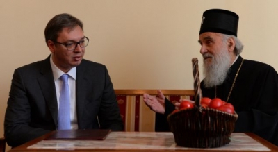 Kisha Ortodokse e Serbisë paralajmëron Vuçiçin të qëndrojë larg konfliktit me Kosovën