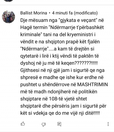 Ballist Morina-Rames/U shnderrove në mashtrimin me te madh ndonjëherë të politikës shqiptare.