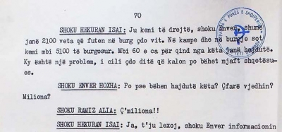 1985/Pyetja naive e diktatorit: “A vjedhin miliona të rinjtë?”