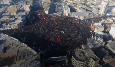 Miliona iranianë në funeralin e gjeneralit Soleimani, turma në kaos, njerëzit shtypin njeri-tjetrin, 35 të vdekur