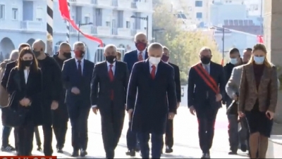 Meta, Ruçi dhe Rama në Vlorë në Festën e Pavarësisë
