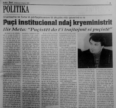 Kryeministri Ilir Meta: “Puçistët do t’i trajtojmë si puçistë”