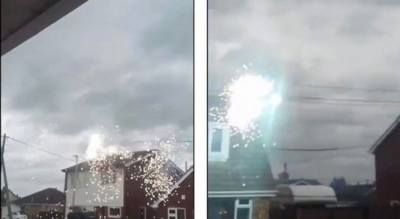 Video/ Shpërthim i çmendur i shtyllave elektrike, qindra banorë mbesin pa energji elektrike