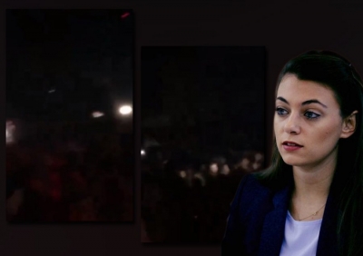 Del VIDEO nga Kejdi Mehmetaj: Shpërthejnë thirrje &quot;Rama ik&quot; edhe në lokalet e natës