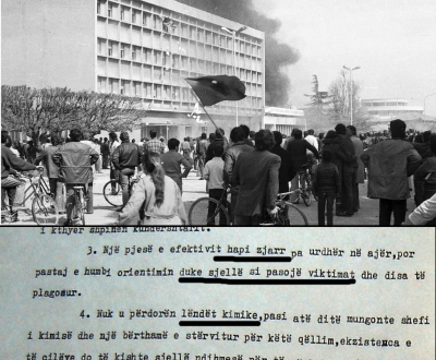 1991/“Një pjesë e efektivit humbi kontrollin dhe qëlloi mbi turmën”