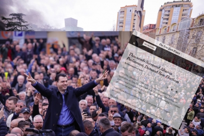 Gazeta kryesore e botës, “New York Times”: Mijëra shqiptarë rrethojnë Parlamentin, kërkojnë zgjedhje të reja