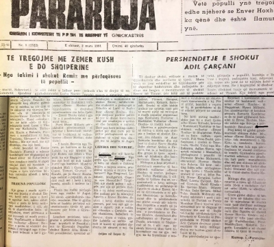 1991/“Të digjemi edhe njëherë për Enverin”