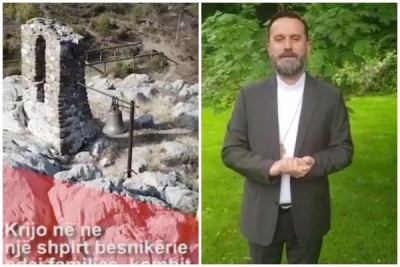 VIDEO/ “O Hyj, bijtë e tu nuk merren vesh me njëri-tjetrin. Rrezikojmë të përçahemi e të përgjakemi”, Dom Gjergj Meta lutet për zgjidhjen e krizës politike