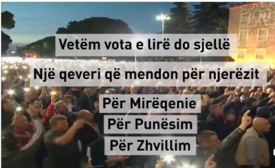 Basha fton qytetarët në protestë: Vetëm vota e lirë sjell një qeveri që punon për njerëzit