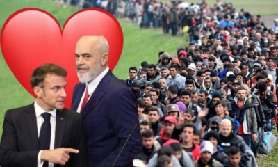 A fshihet një tjetër kamp refugjatësh edhe për Francën pas &#039;dashurisë&#039; së madhe Rama - Macron