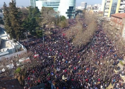 Fotot e protestës madhështore para Parlamentit