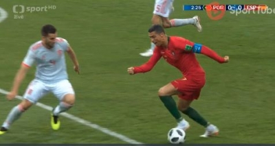 Portugali-Spanjë/ Goli spektakolar i Ronaldos në minutën e tretë