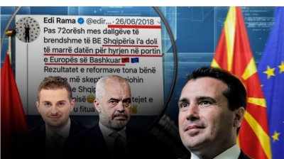 Kryeministri Zaev &#039;zhvesh lakuriq&#039; Edi Ramën, por vjen mashtrimin epik!
