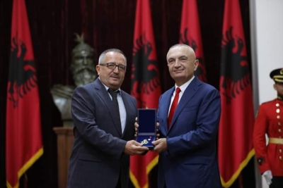 Presidenti Ilir Meta i jep sot Prof. Dr. Aurel Plasari titullin e larte “ Gjergj Kastrioti Skenderbeu”