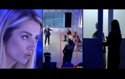 (VIDEO) Revoltohet Xhisiela live ne emision, çohet...