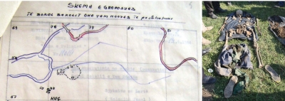 Skema e varrimit e vitit 1984, si dhe zhvarrimi i eshtrave në vitin 2011
