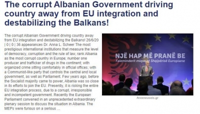 Media greke:Shteti mafioz në Shqipëri po e largon vendin nga Bashkimi Evropian
