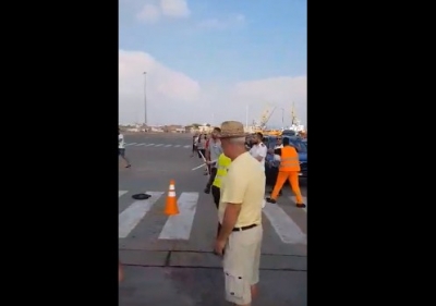 Sherr i madh në Portin e Durrësit! (VIDEO)