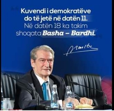 Berisha: Kuvendi i demokratëve do jetë më datë 11. Në datë 18 ka takim shoqata Basha-Bardhi!