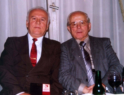 Enver Memisha dhe Agim Musta më 17.11.2004 në Tiranë