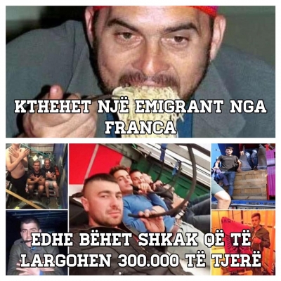 Kthehet një emigrant nga Franca dhe bëhet shkak që të largohen 300 mijë të tjerë