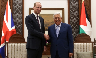 Princi William, vizitë historike në Palestinë