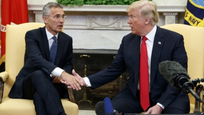 Trump takohet me Sekretarin e Përgjithshëm  të NATO-s, bien dakord për fuqizimin e Aleancës