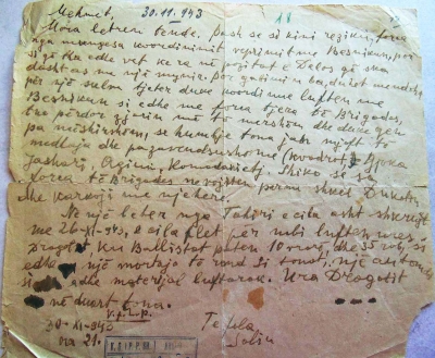 Letra e Dushan Mugoshës